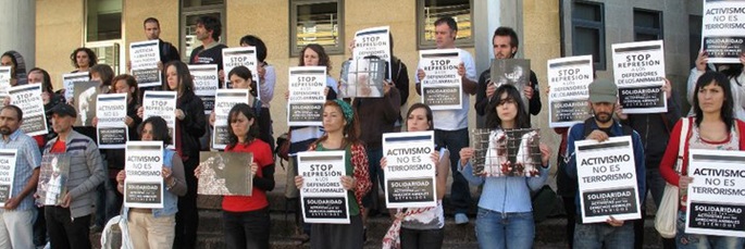 Movilización de solidaridad en Santiago de Compostela